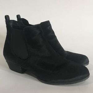 Vince Camuto Black Pony Ankle Booties